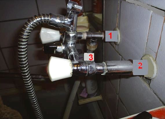 Тройник для подключения стиральной машины к смесителю