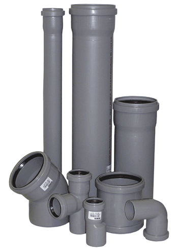 Полипропиленовая канализация производится с диаметром 40 - 110 мм.